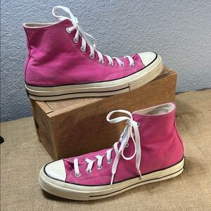 Converse All-Star Chuck Taylor 70 Lucky Pink High-Top Sneakers